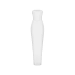 Rasario Crepe corset maxi dress in White