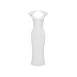 Rasario-White-Viscose-crepe-midi-dress-in-White-at-Coveti50428_nobg Rasario Viscose crepe midi dress in White