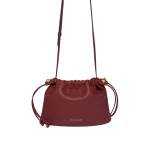 Strathberry Charlotte Drawstring in Oxblood
