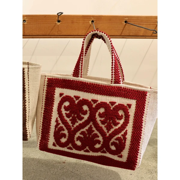 ATP Atelier Costantine in Melograno Mini Tote Bag, view 3