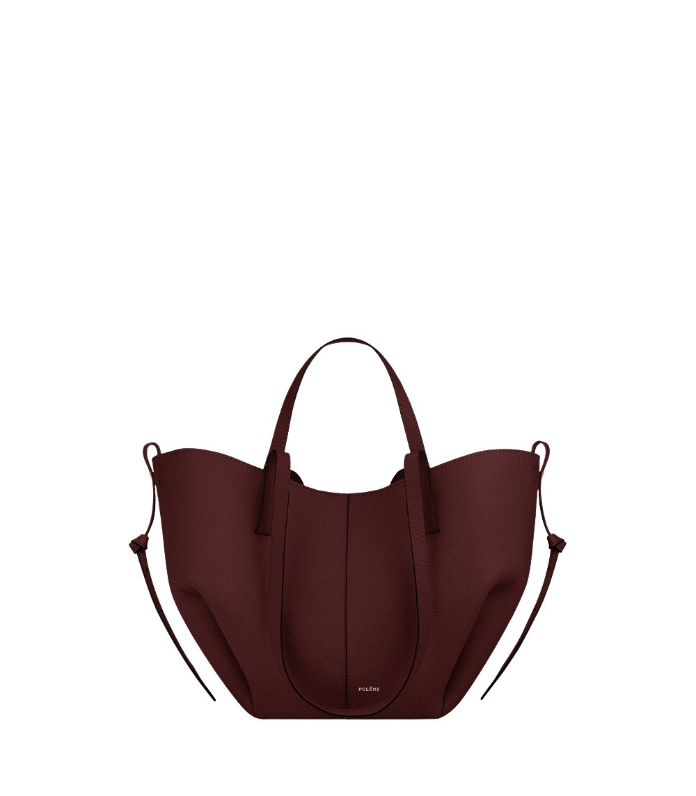 Polène Cyme Mini in Black Cherry Cyme Mini in Black Cherry - Mini Bags - Parisian Luxury Leather Bag at Luxury Shoes 