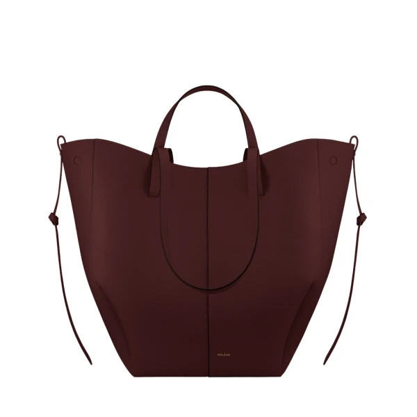 Polene Cyme Tote in Black Cherry Bag