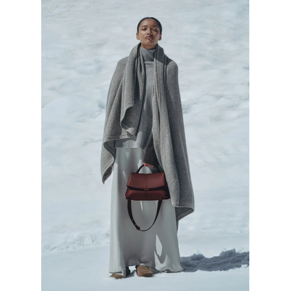 Polene Mokki in Black Cherry Bag, view 4