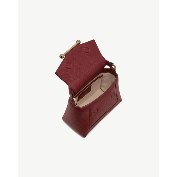 Strathberry Mosaic Nano in Oxblood, view 5