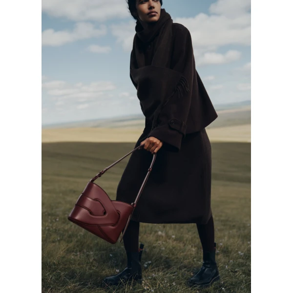 Polene Nodde in Black Cherry Bag, view 2