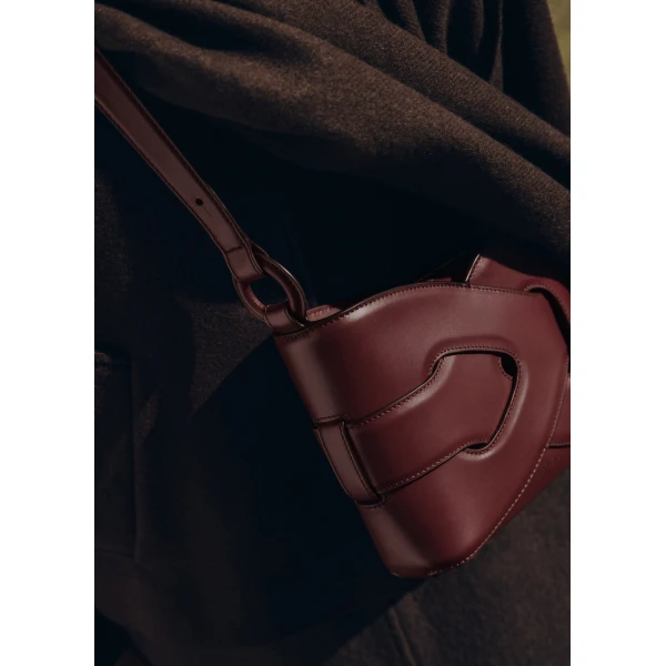 Polene Nodde in Black Cherry Bag, view 3