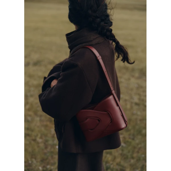 Polene Nodde in Black Cherry Bag, view 4