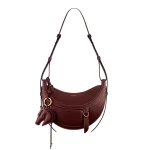 Red-Numero-Dix-Galop-in-Black-Cherry-collection-coveti91263_nobg Polene Numéro Dix Galop in Black Cherry Bag