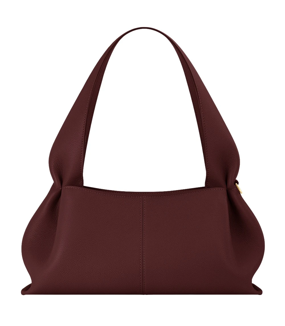 Polene Numéro Neuf East West in Black Cherry Bag