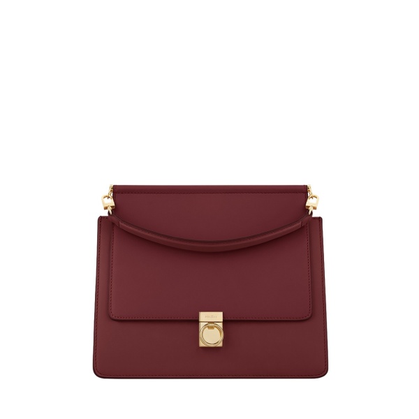 Polène Numéro Sept in Burgundy Numéro Sept in Burgundy - Totes & Top-Handle Bags - Parisian Luxury Leather Bag at Luxury Shoes 