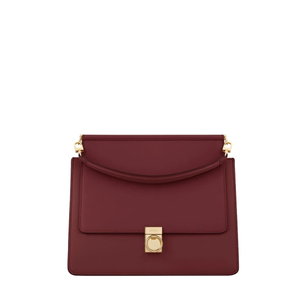 Polene Numéro Sept in Burgundy Bag