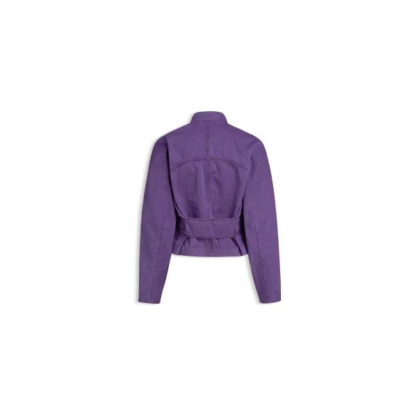 Alaïa Round Denim Jacket - ALAÏA Jackets - Laser Cut Luxury - Shop at Luxury Shoes 