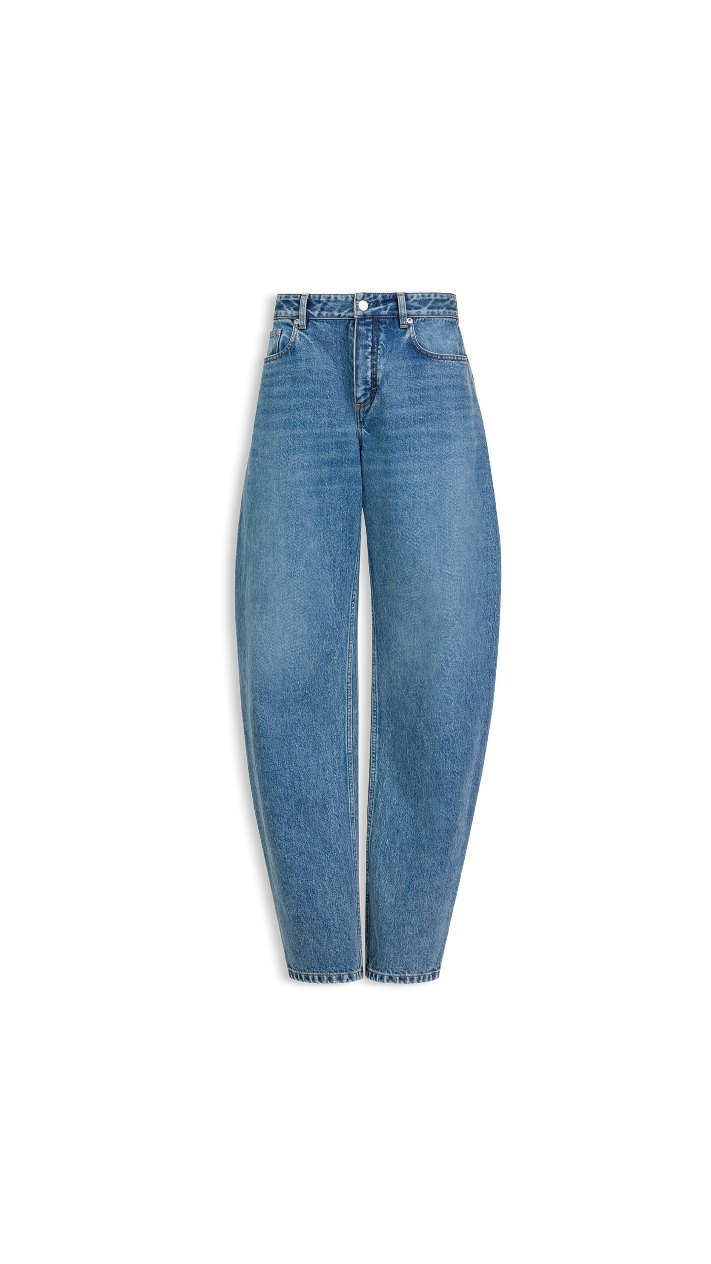 Alaia Round Denim Jeans