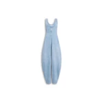 Alaïa Round Denim Jumpsuit - ALAÏA Jumpsuit - Laser Cut Luxury - Shop at Luxury Shoes 