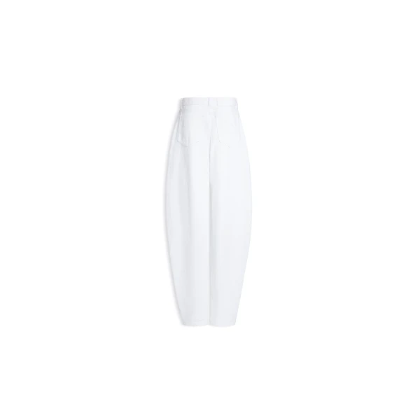 Alaia Round Denim Pants, view 8