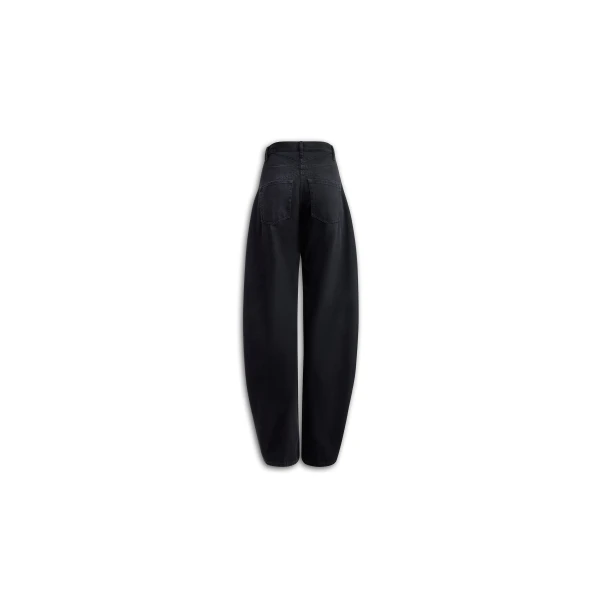 Alaia Round Jeans In Denim, view 5