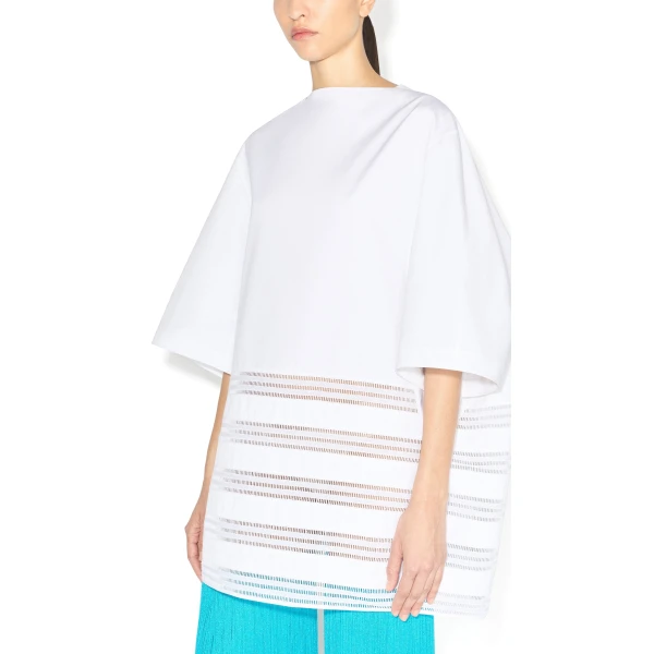 Alaïa Round Poplin Dress - ALAÏA Dresses - Laser Cut Luxury - Shop at Luxury Shoes 