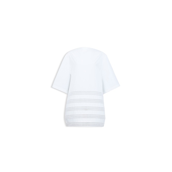 Alaïa Round Poplin Dress - ALAÏA Dresses - Laser Cut Luxury - Shop at Luxury Shoes 