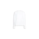Alaia Ruched Poplin Blouse