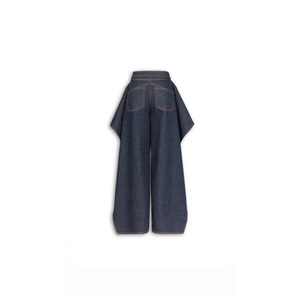 Alaia Ruffle Jeans, view 5