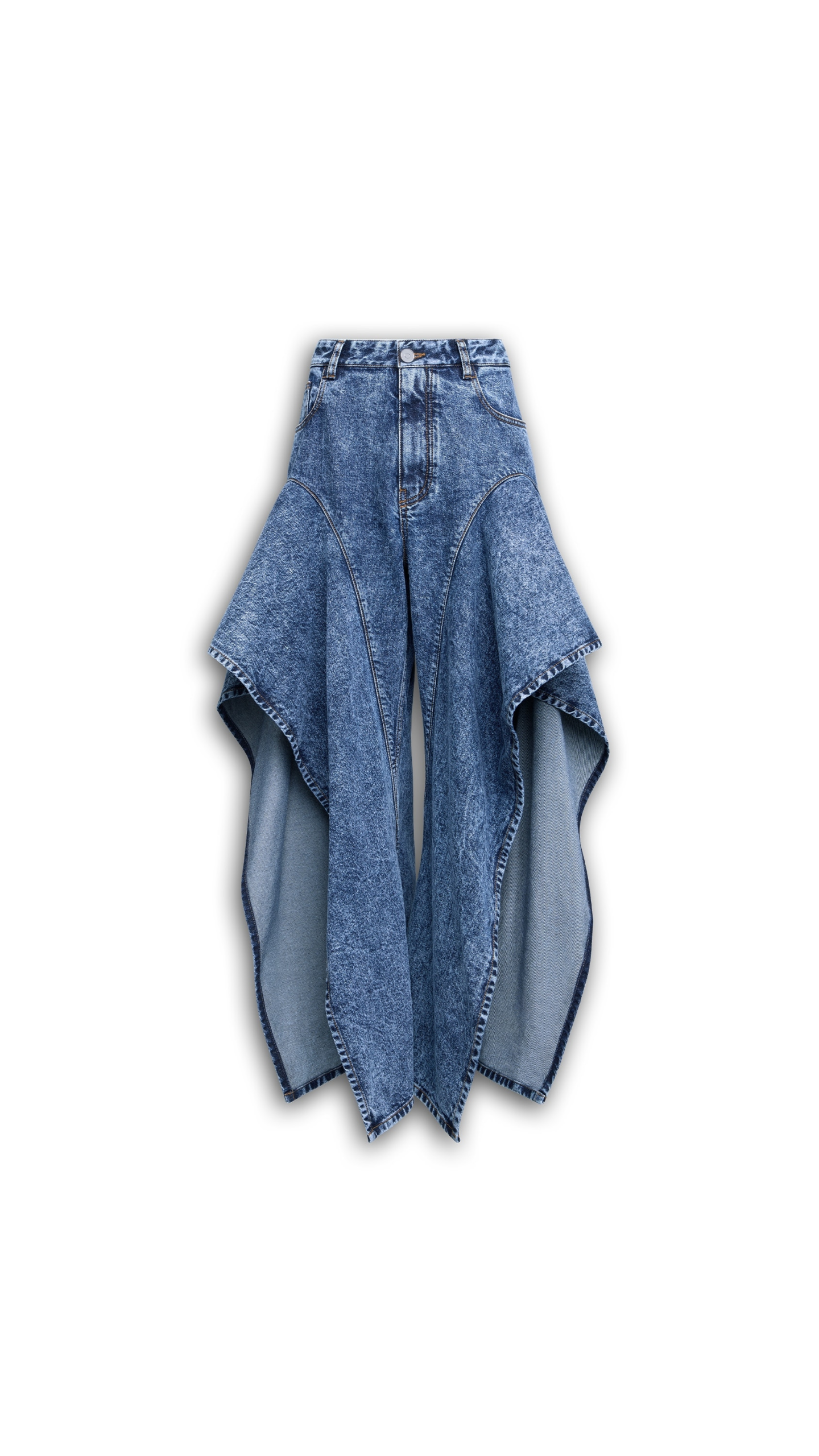 Alaia Ruffle Jeans