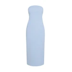 Safiyaa Aerine Midi Dress in Soft Sky