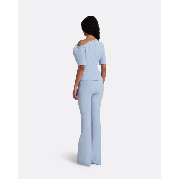 Safiyaa Alexa Soft Sky Trousers, view 3