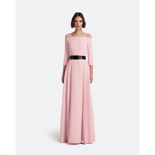 Safiyaa Amadora Long Dress in Lychee, view 6