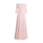 Safiyaa Amadora Long Dress in Lychee