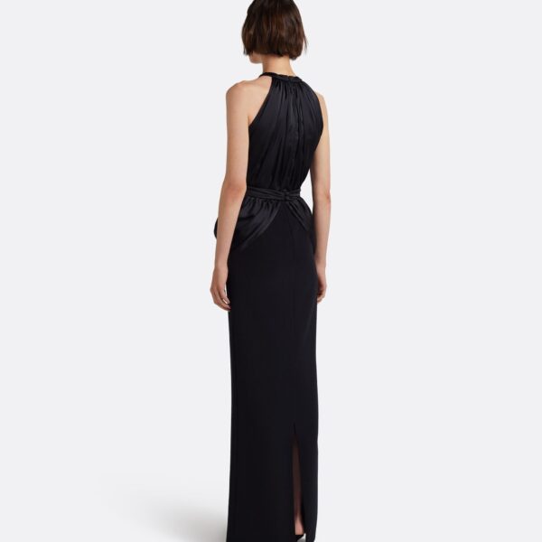 Safiyaa Amereis Long Dress in Black, view 3