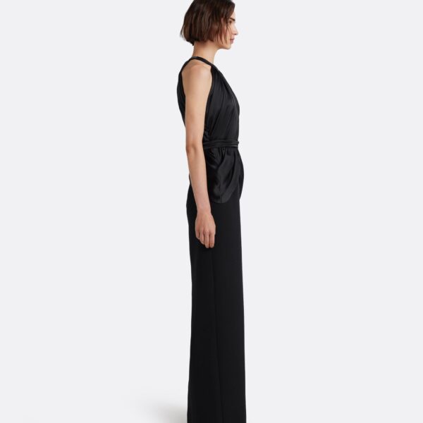 Safiyaa Amereis Long Dress in Black, view 5