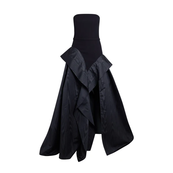 Safiyaa Anneline Long Dress in Black