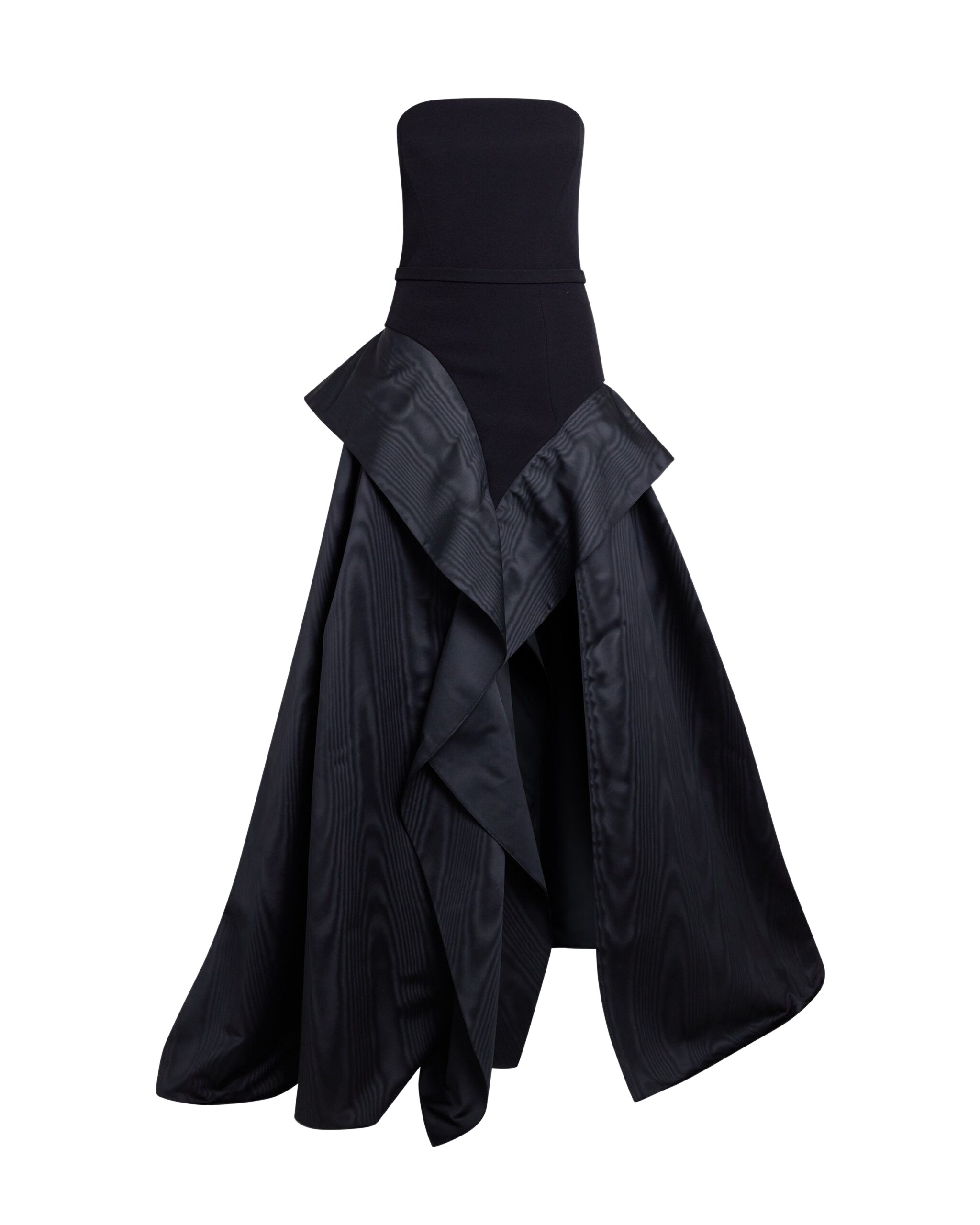Safiyaa Anneline Long Dress in Black - Dresses - Demi-Couture Evening Wear at Luxury Shoes 