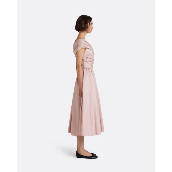 Safiyaa Appolline Midi Dress in Soft Pink, view 5