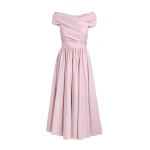 Safiyaa Appolline Midi Dress in Soft Pink