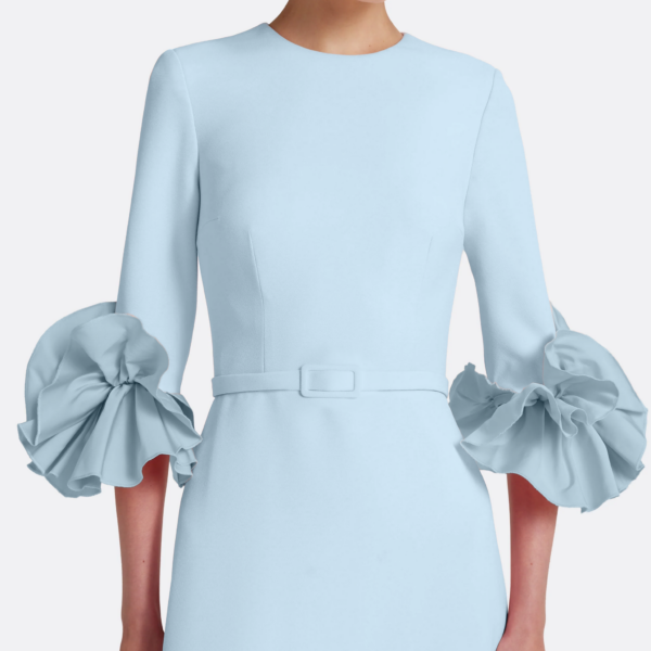 Safiyaa Belen Long Dress in Pale Blue, view 4