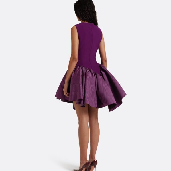 Safiyaa Camille Mini Dress in Currant, view 3