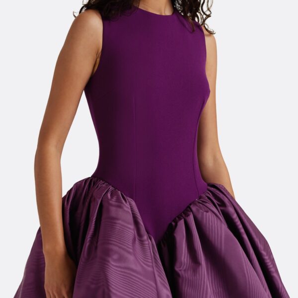 Safiyaa Camille Mini Dress in Currant, view 4