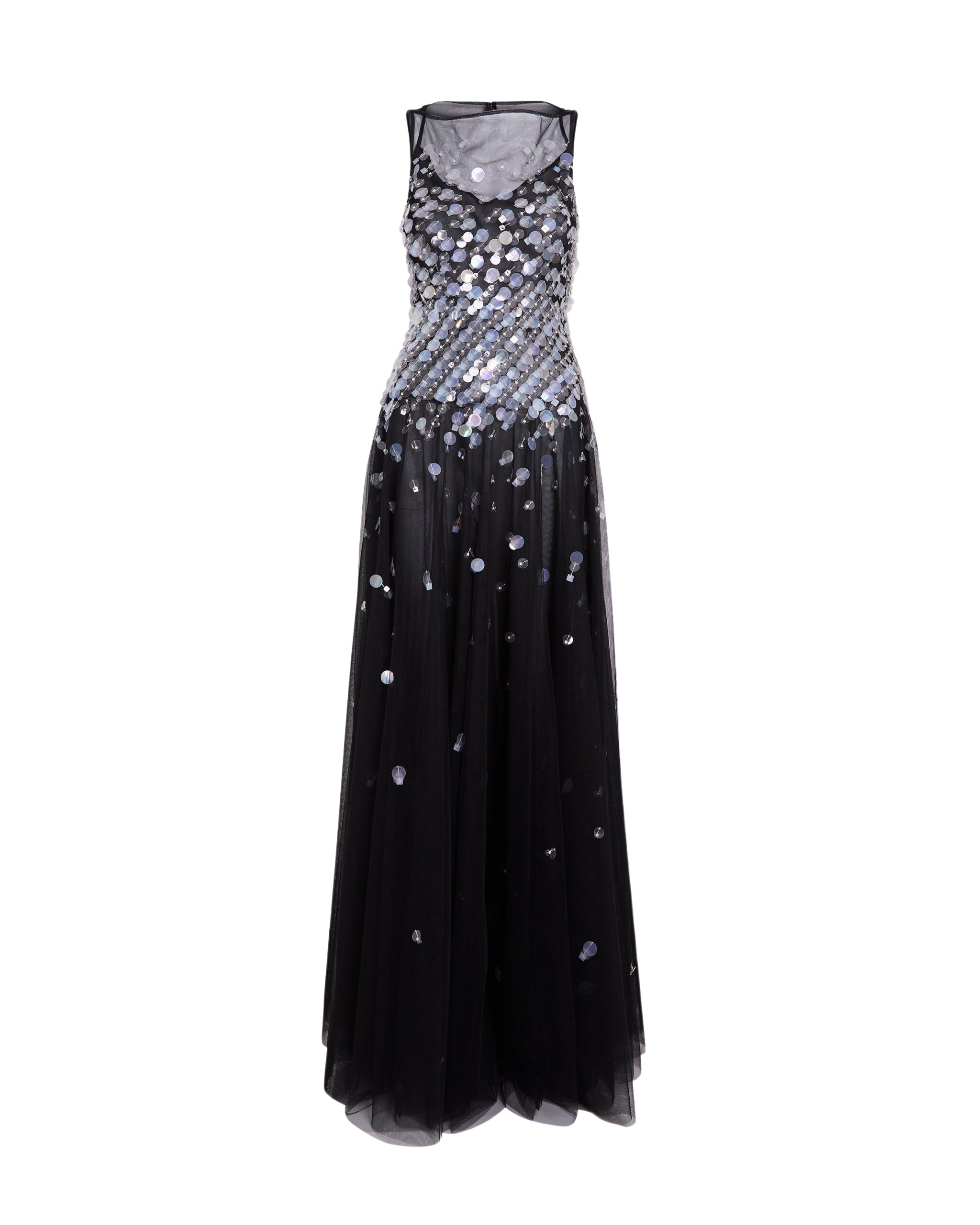 Safiyaa Dixie Long Dress in Black - Dresses - Demi-Couture Evening Wear at Luxury Shoes 