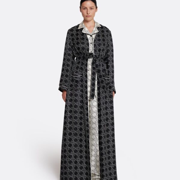 Safiyaa Fiorella Jacket in Ecru on Black, view 2