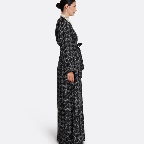 Safiyaa Fiorella Jacket in Ecru on Black, view 5