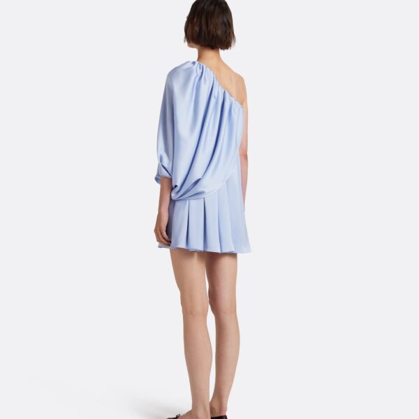 Safiyaa Flourine Mini Dress in Soft Sky, view 3