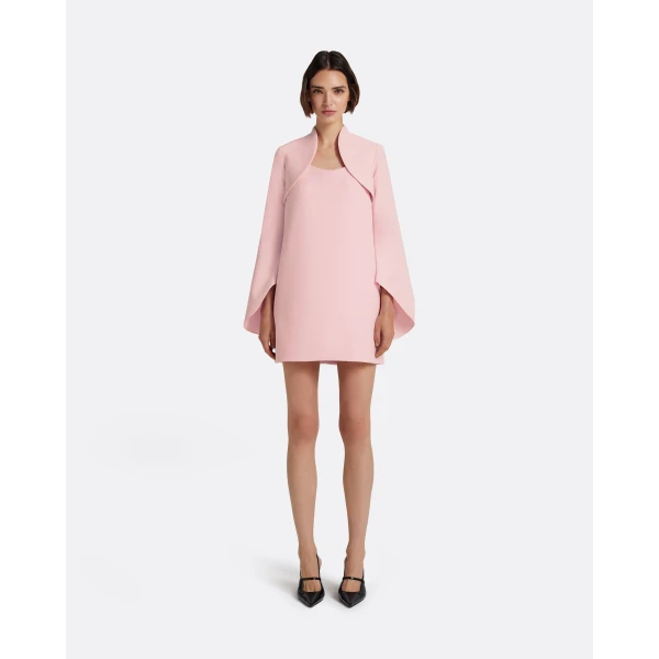 Safiyaa Fran Harness with Areli Mini Dress in Lychee, view 2