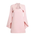 Safiyaa Fran Harness with Areli Mini Dress in Lychee