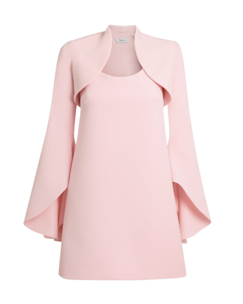 Safiyaa Fran Harness with Areli Mini Dress in Lychee - Dresses - Demi-Couture Evening Wear at Luxury Shoes 