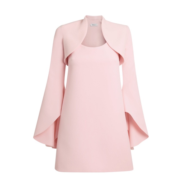 Safiyaa Fran Harness with Areli Mini Dress in Lychee - Dresses - Demi-Couture Evening Wear at Luxury Shoes 