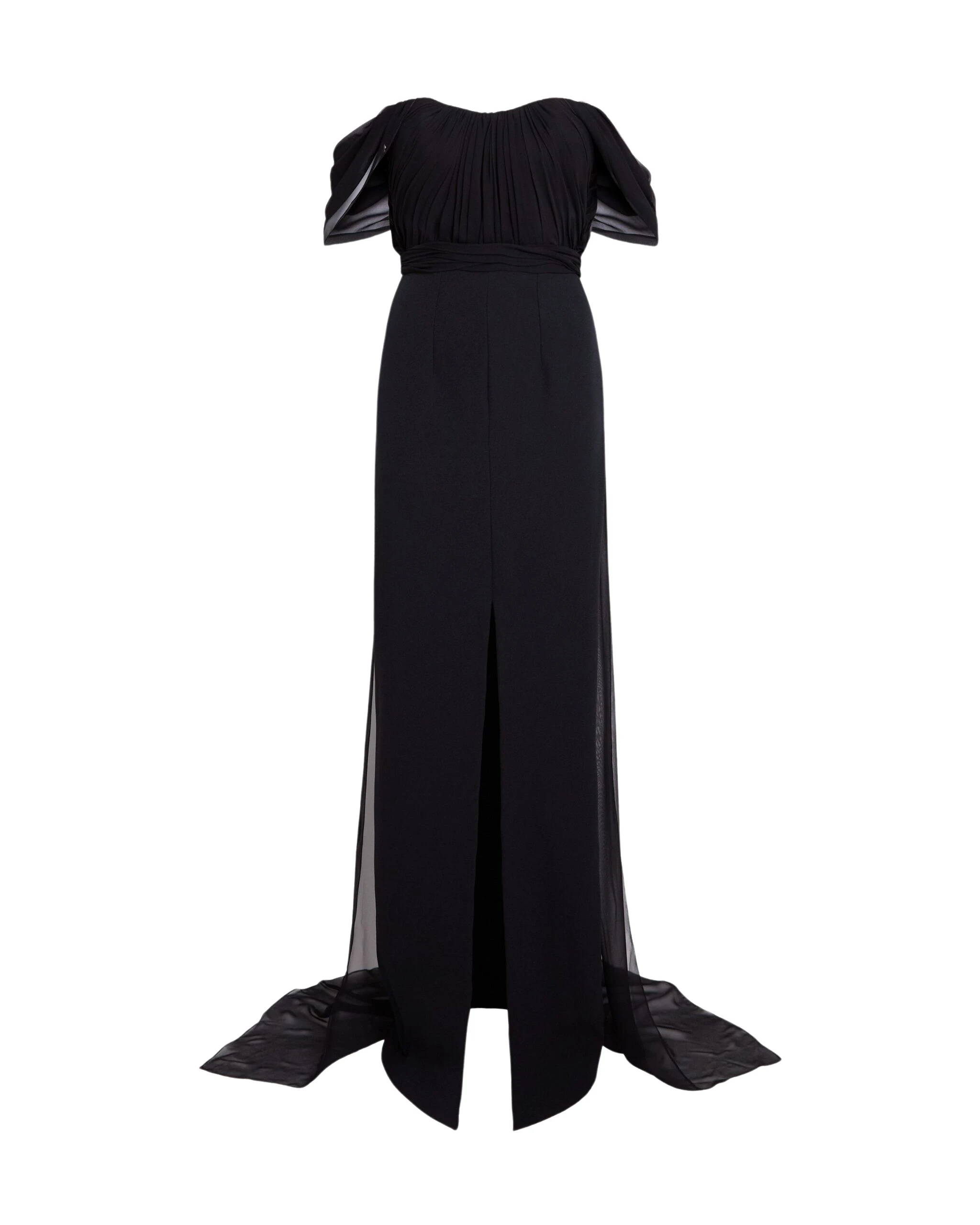 Safiyaa Iselle Dress Long in Black