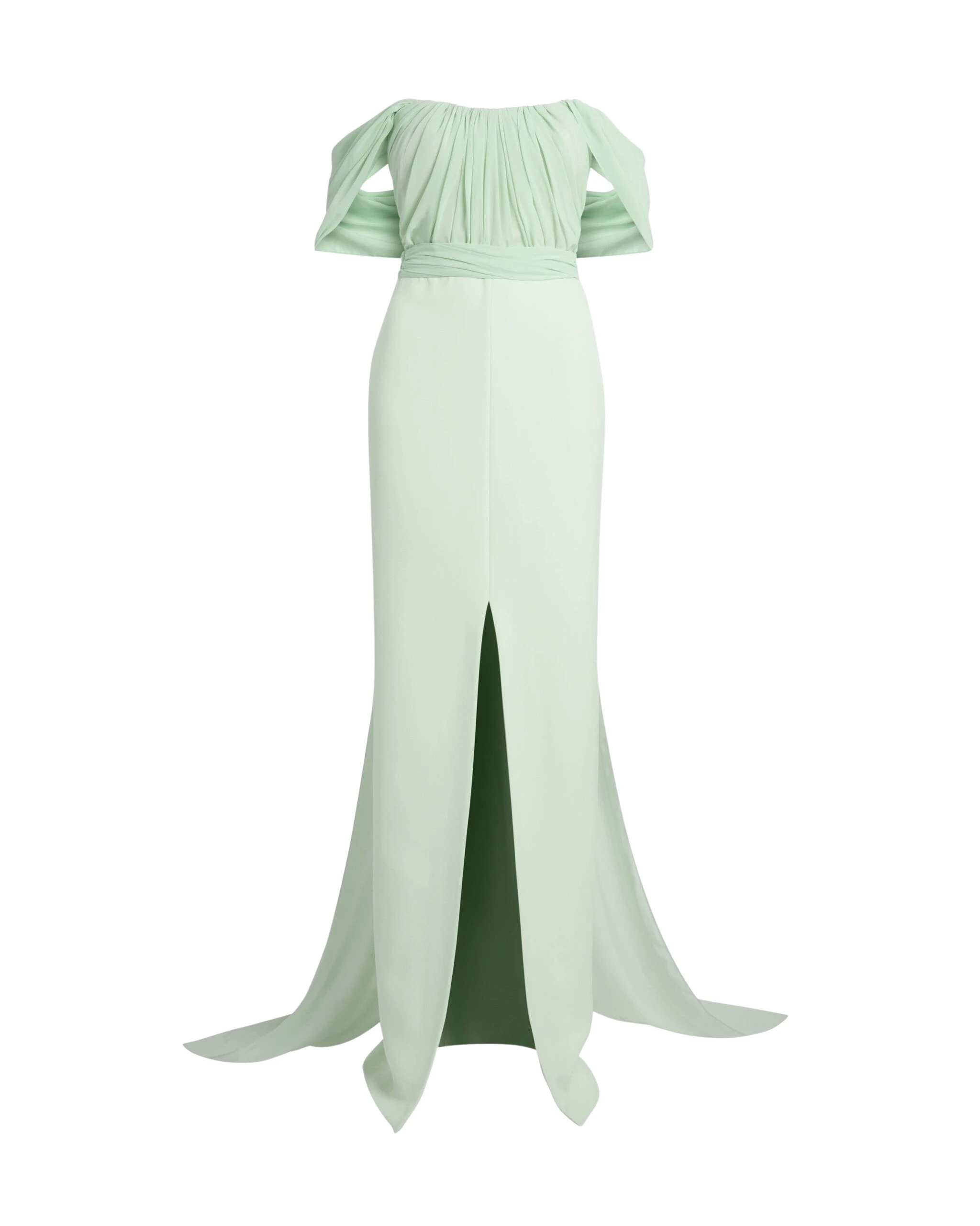 Safiyaa Iselle Dress Long in Sea Glass