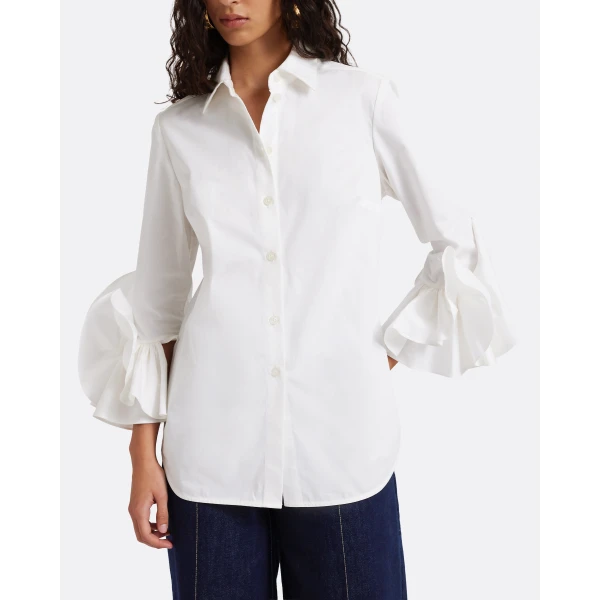 Safiyaa Joanne Shirt in Ivory, view 5