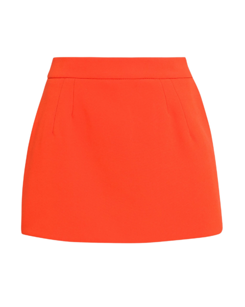 Safiyaa Kalia Skort in Apple Red - Skirts - Demi-Couture Evening Wear at Luxury Shoes 